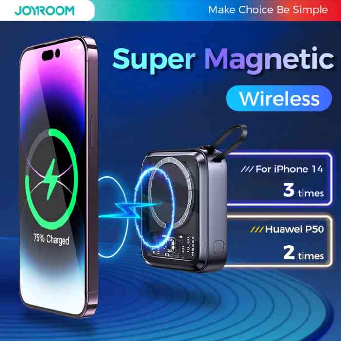 Joyroom JR-L007 IcySeries  10000mAh 22.5W Magnetic Wireless Power Bank